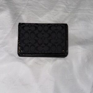 Coach Black Signature Wallet